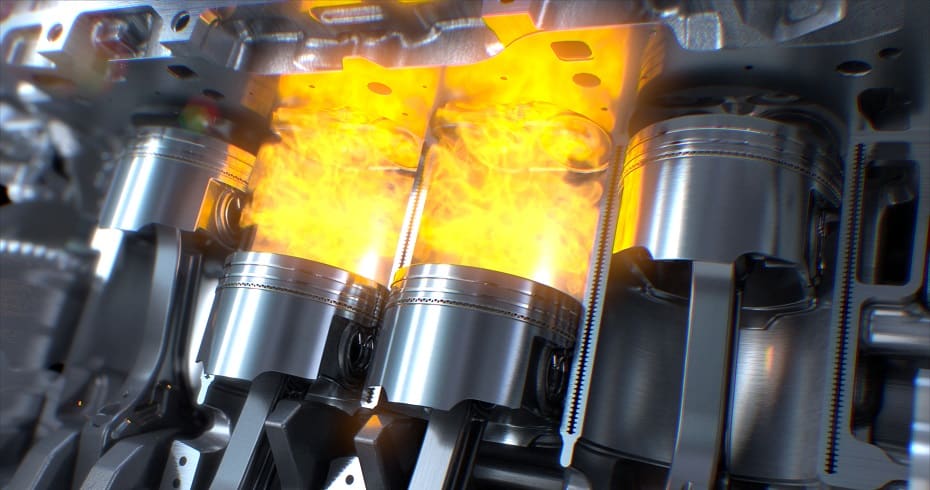 Car Engine Inside (Cylinders)